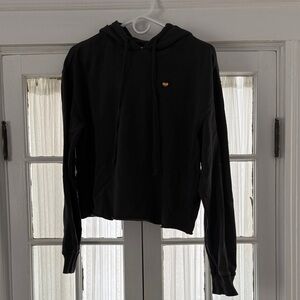 Spiritual Gangster Black Hoodie with Heart Patch “LOVE MORE”